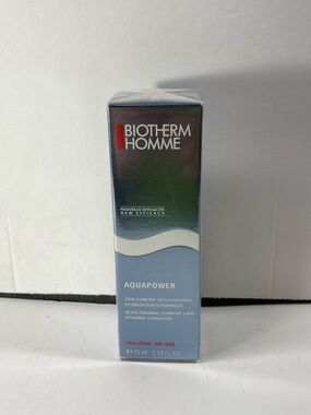 Biotherm Homme Aquapower Hydrating Face Gel for dry skin 75ml 2.53oz nib